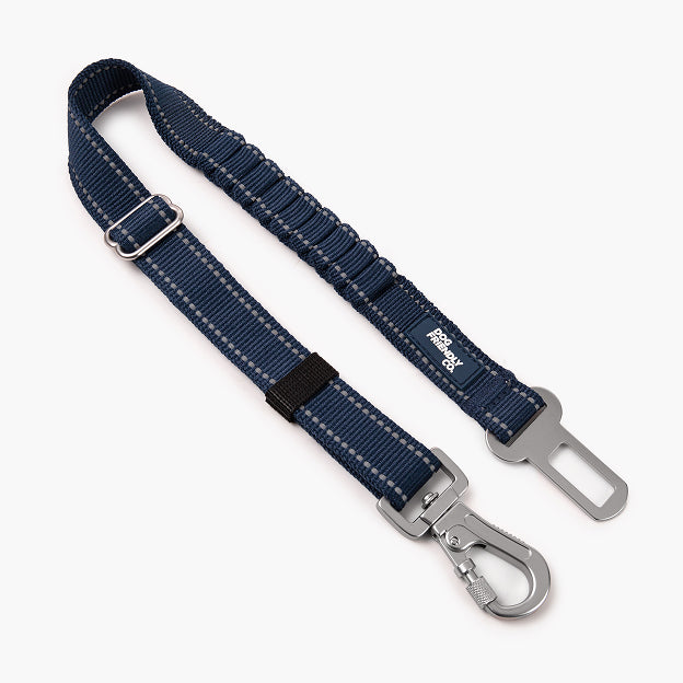 Dog Seat Belt - Navy Blue