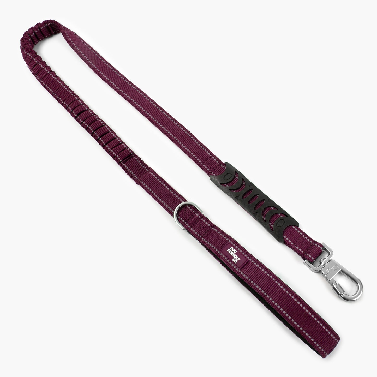 Bungee Dog Leash - Burgundy