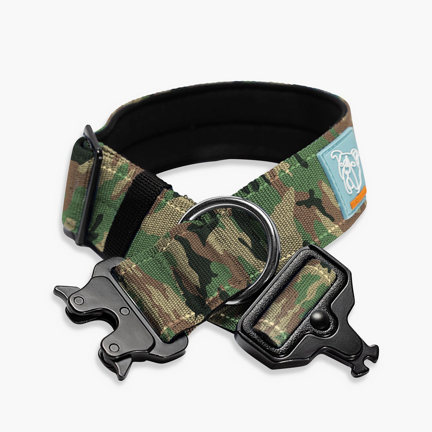 Collar Walk Set - Green Camo