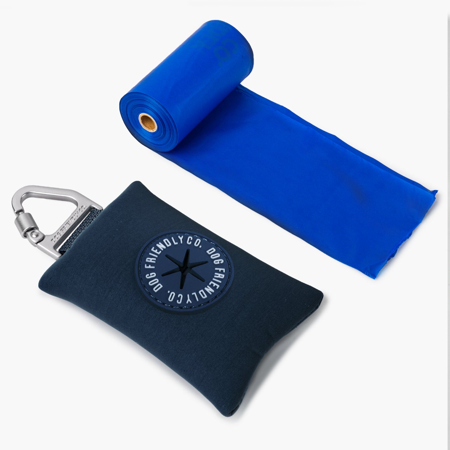 Dog Poop Bag Holder - Navy Blue