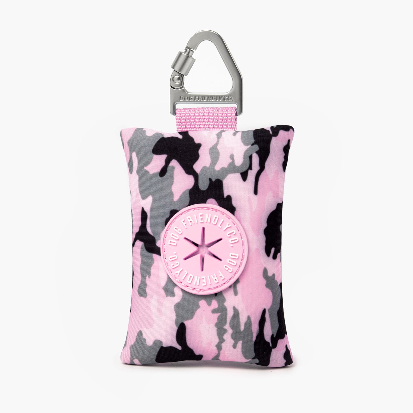 Dog Poop Bag Holder - Pink Camo