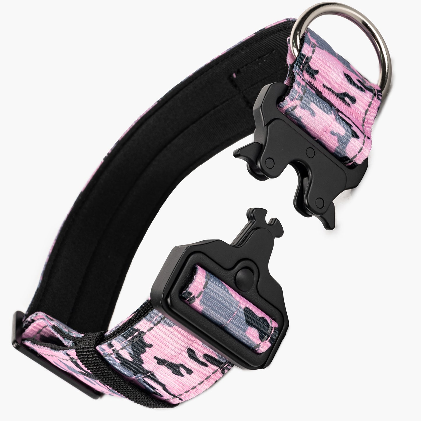 Tactical Dog Collar - Pink Camo