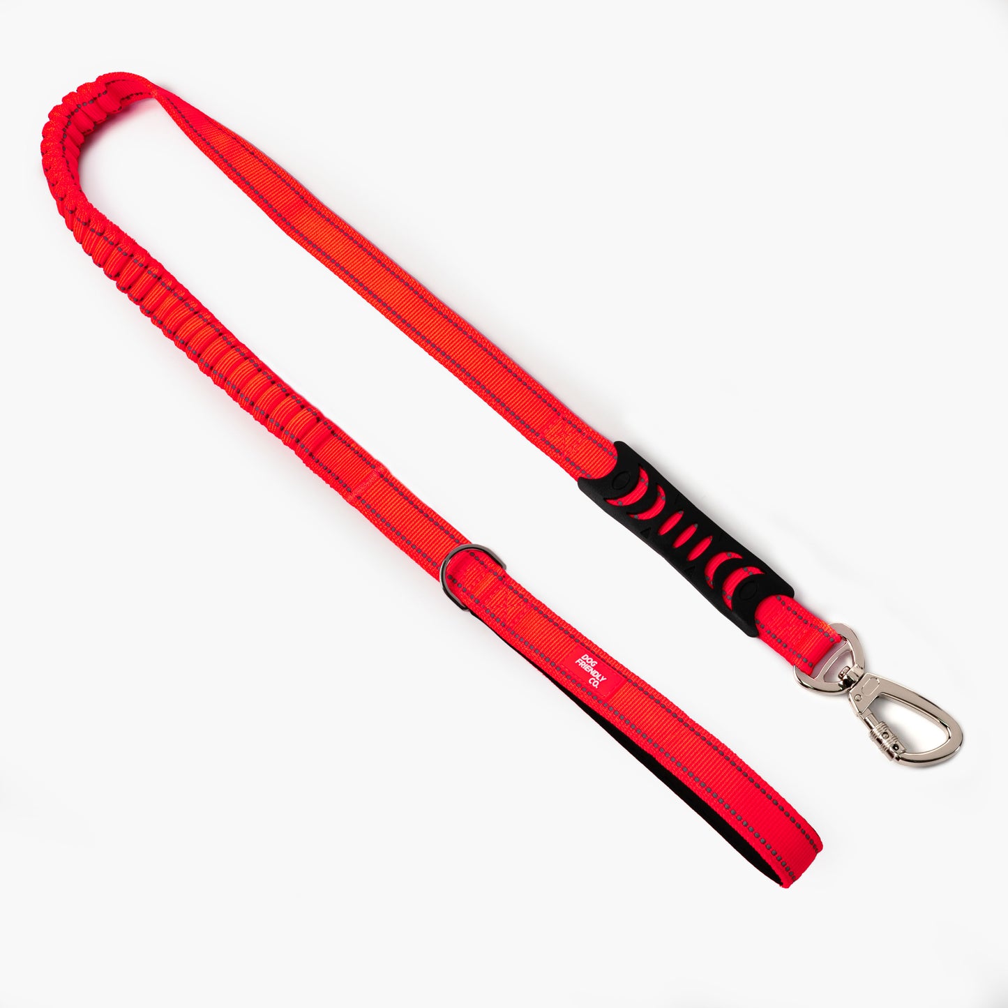 Bungee Dog Leash - Red