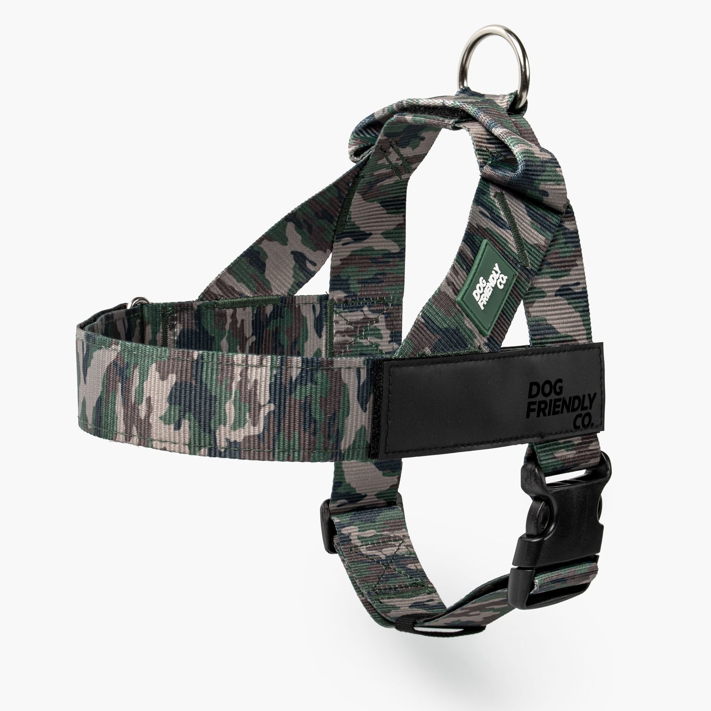 Dog Harness - Green Camo