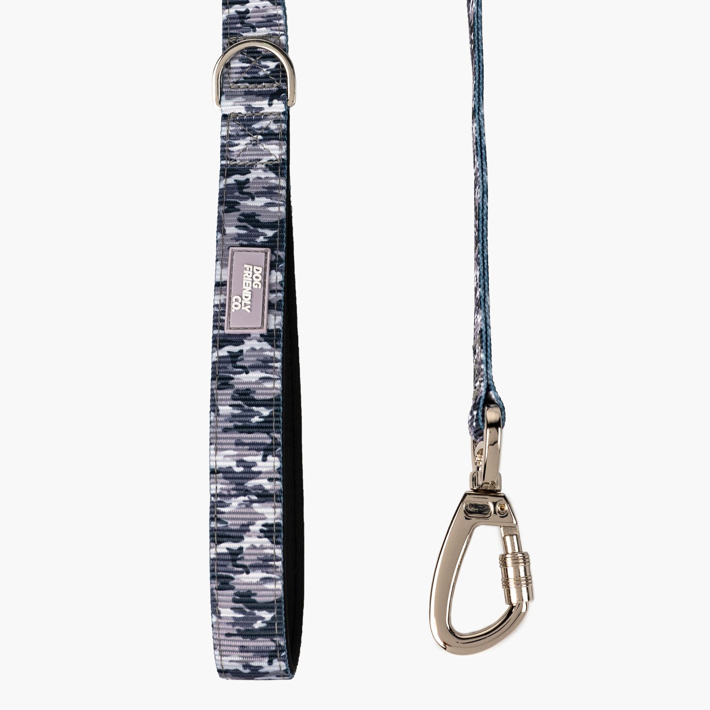 Short Trainer Dog Leash - Grey Camo