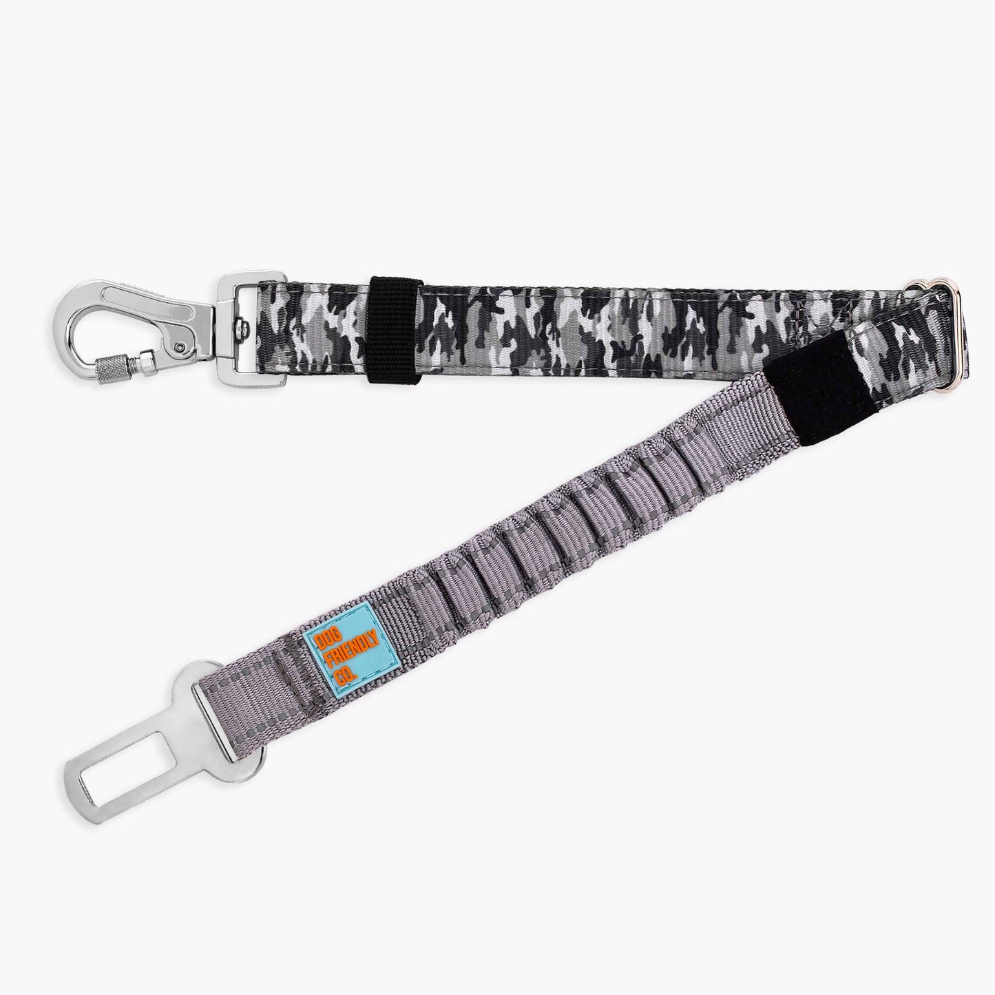 Dog Seat Belt - Grey Camo