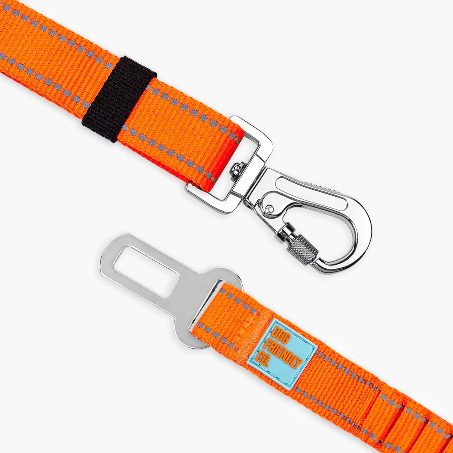 Dog Seat Belt - Hi-Vis Orange